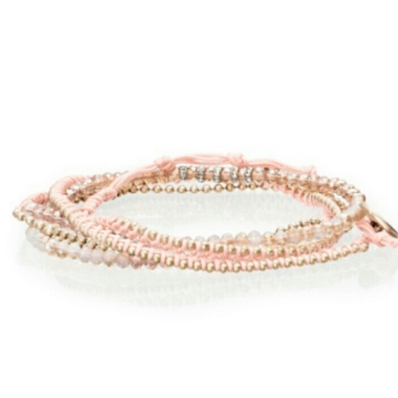 Chloe & Isabel Delicate Bead & Chain multi-wrap - Picture 2 of 4